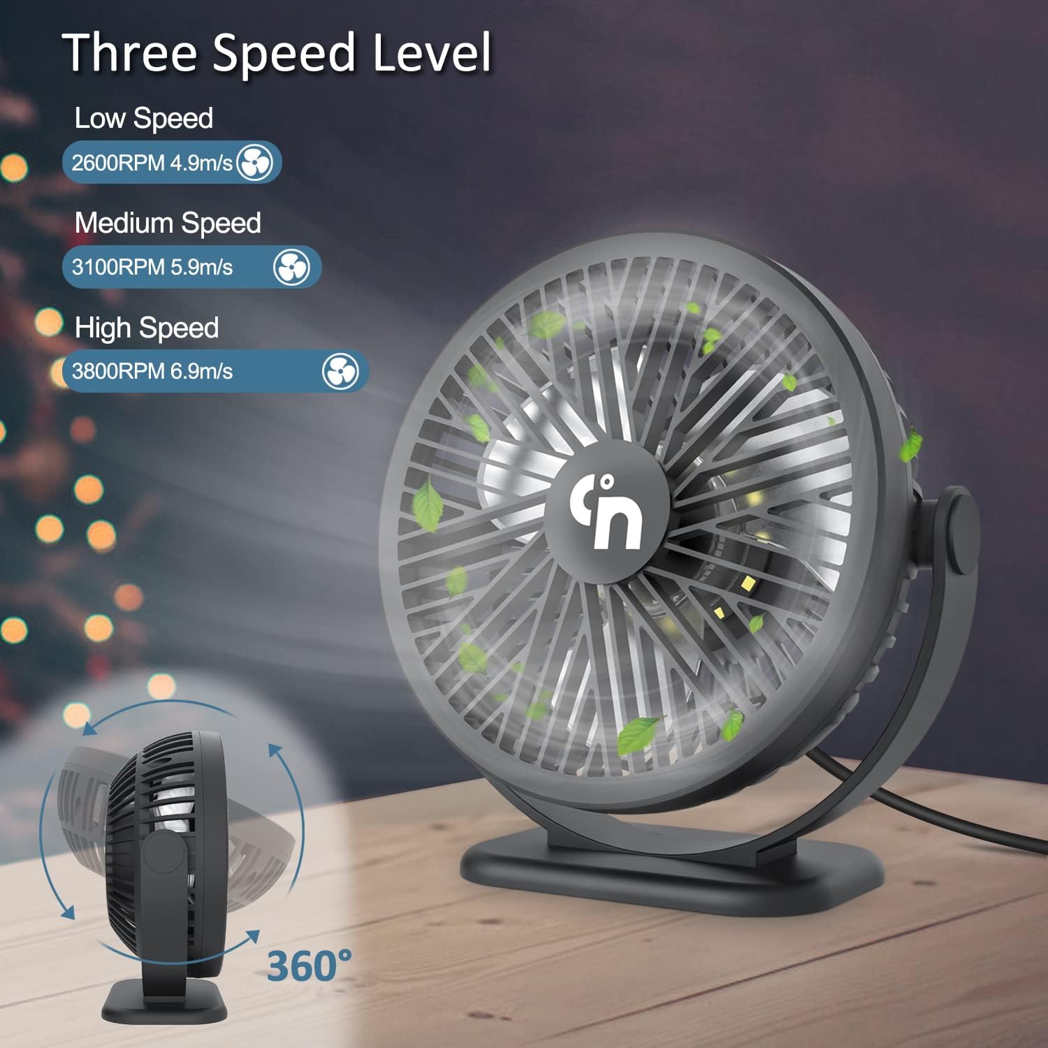 WiHoo Stroller Fan and Desk Fan image 5