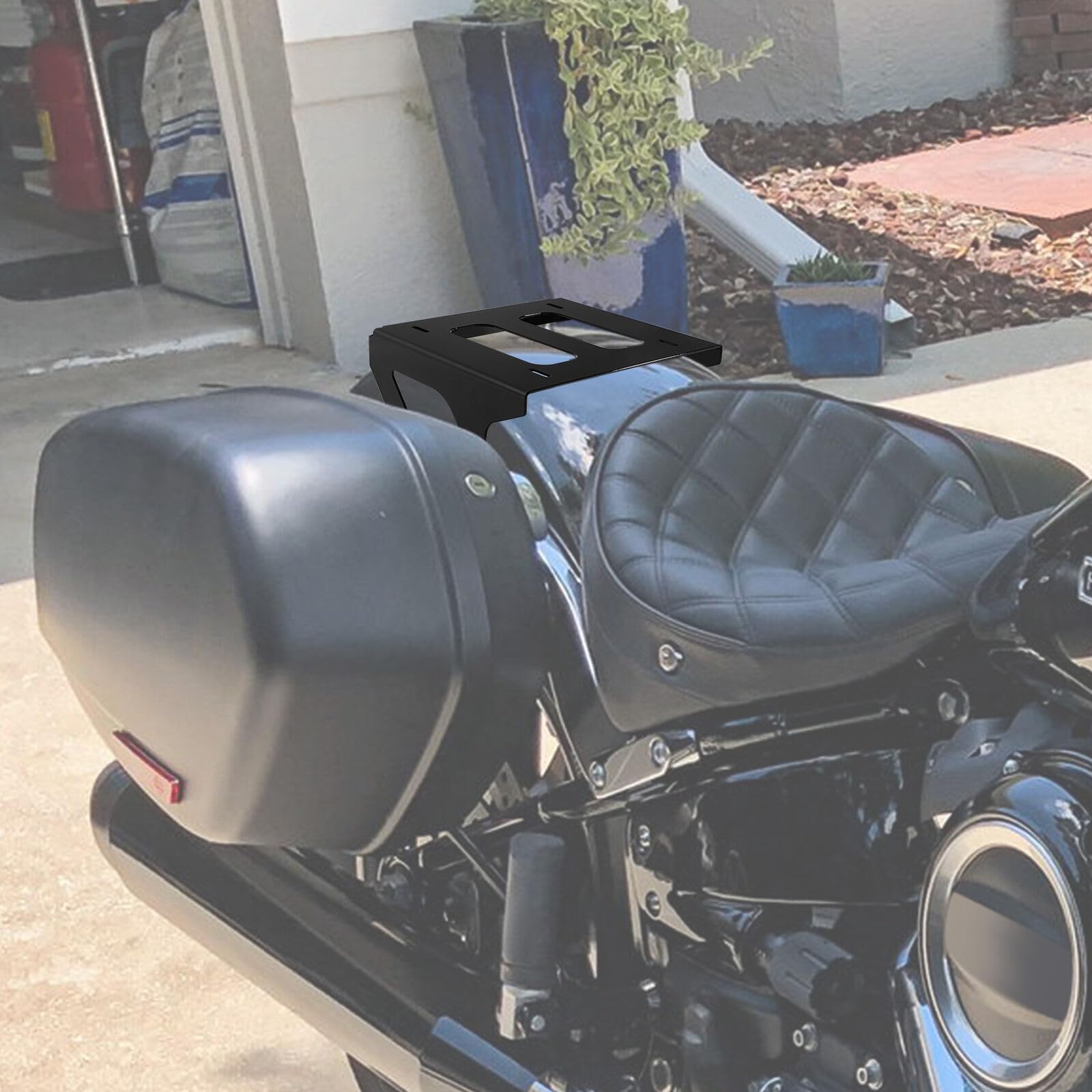 Amazon.com: TCMT Solo Seat Luggage Mount Rack Fit For Harley