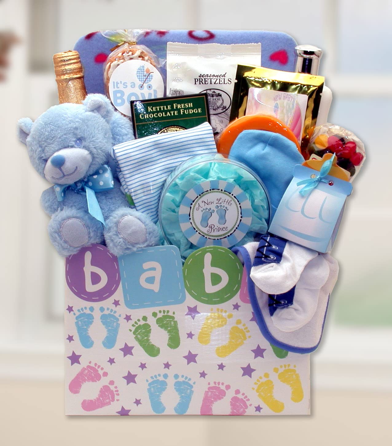 New Baby Celebration Baby Gift Box Blue Baby Boy Gift
