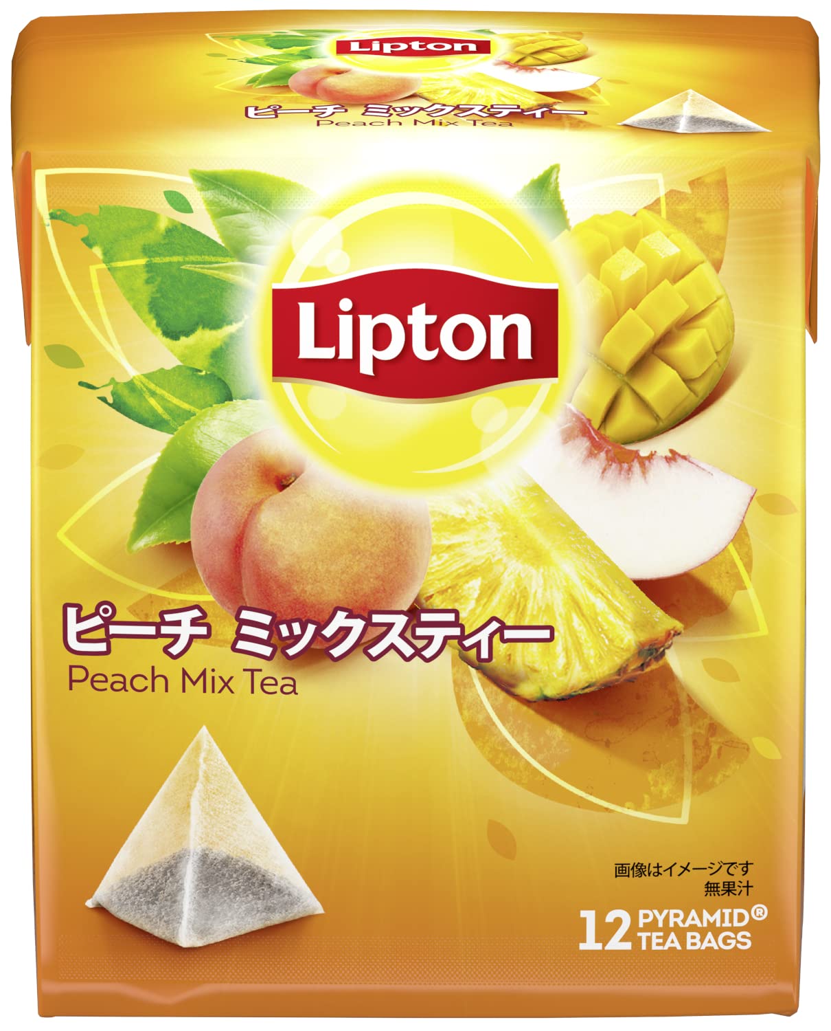 Amazon.co.jp: リプトン紅茶 ピーチミックスティー ティーバッグ 12袋