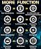 Men's Military Digital Watch Analog Quartz Waterproof Watches Sport Tactical Outdoor Electronic Multifunctional Wristwatch with Luminous Stopwatch Countdown Alarms Big Face Relojes para Hombres