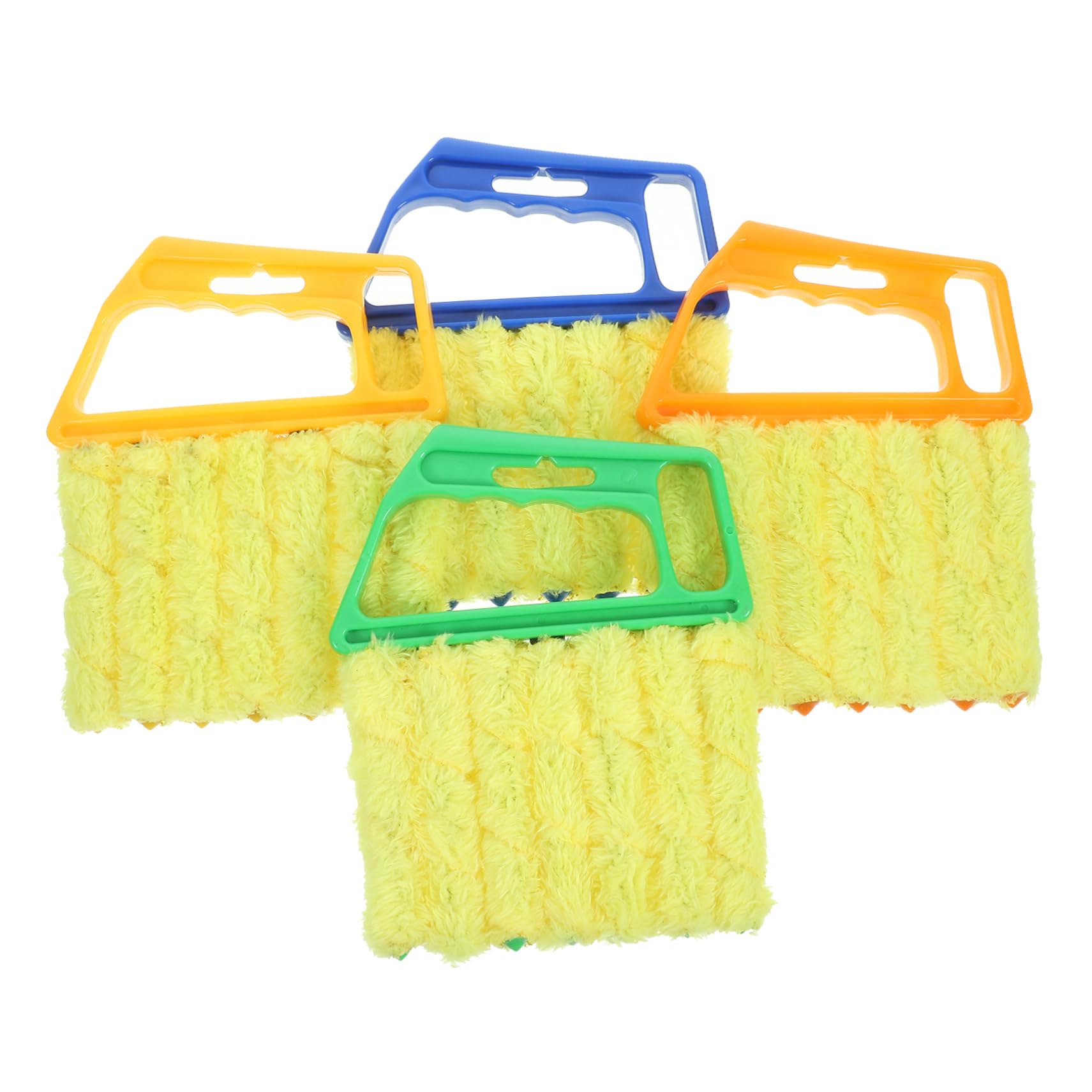 PACKOVE 16piezas Limpiador De Persianas De Microfibra De Herramientas Portátiles para Limpieza De Ventanas y Persianas y Compacto para Hogar
