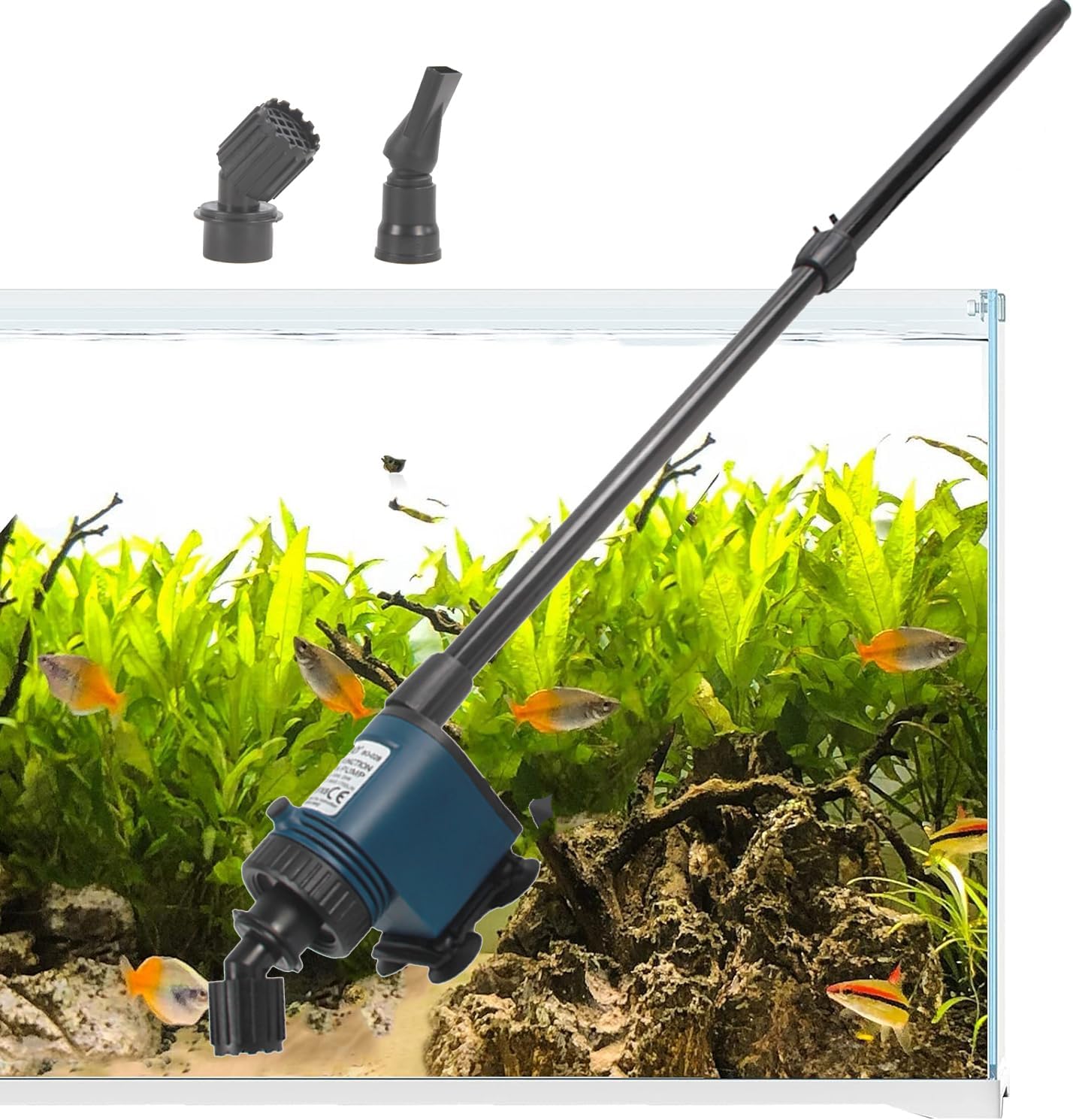 Jainsons Pet Products SOBO BO028 Aquarium Gravel Cleaner, 3in1