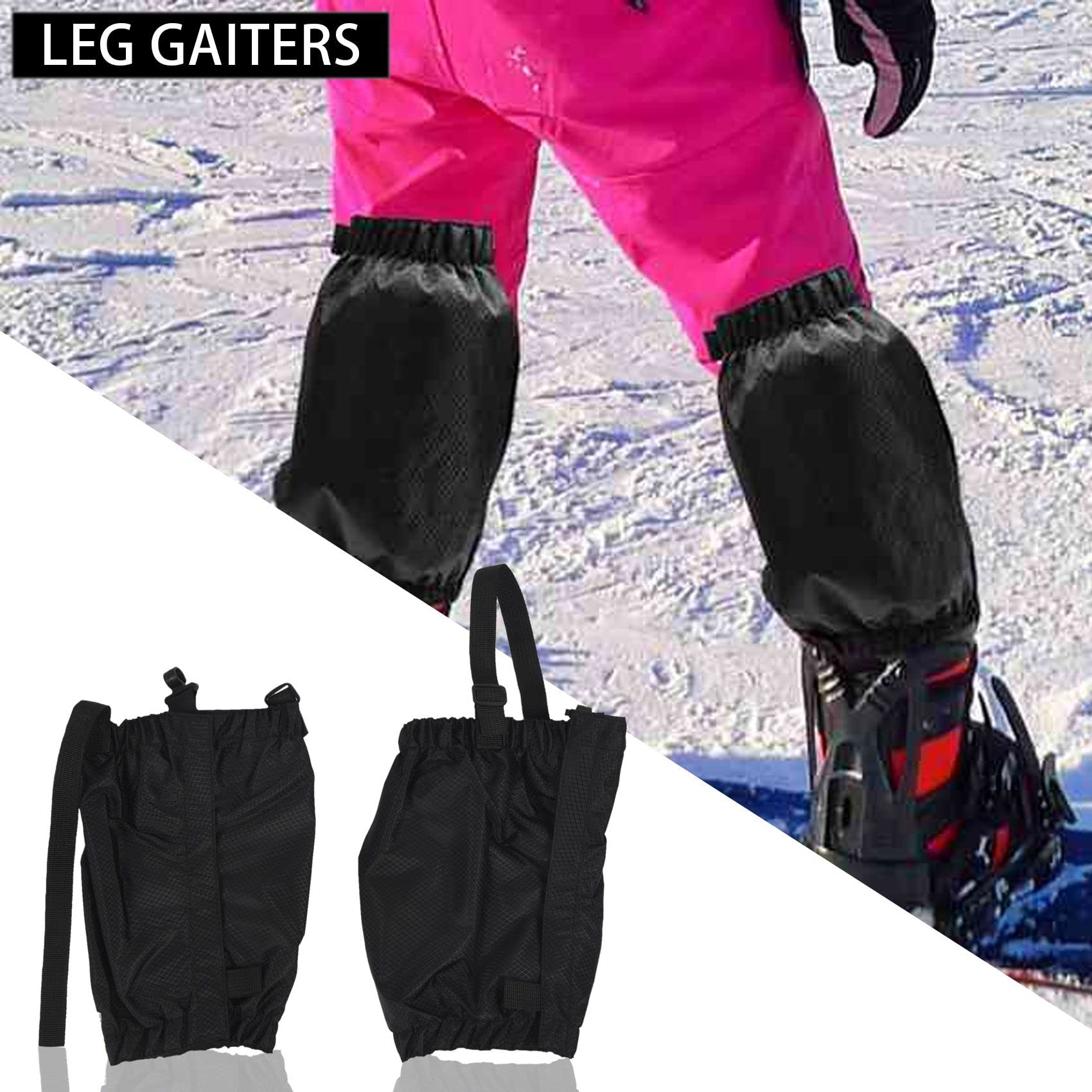 Manchettes de jambe imperméables anti-déchirure pour extérieur randonnée escalade chasse