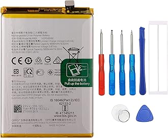 New Rechargeable Battery BLP805 Compatible with Oppo A53S/A74 5G/A54 5G/A16 4G/A16S with Tools