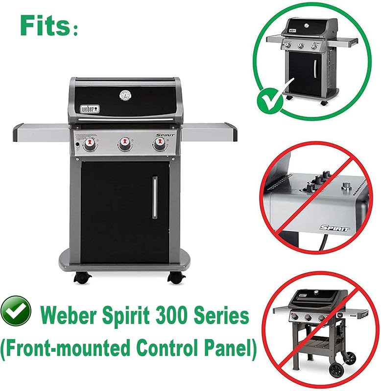WELL GRILL Rozsdamentes Acél Égő Weber Spirit 300 Sorozat Gázgrill Alkatrész E310 E320 E330 S310 S320 S330 45,3 cm Csőégő