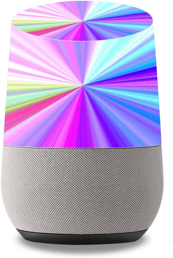 MightySkins Skin Compatible with Google Home wrap Cover Sticker Skins Rainbow Zoom