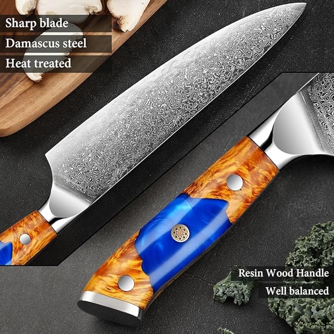Set Cuchillos Cocina 8 Piezas Acero Inoxidable miniatura 6