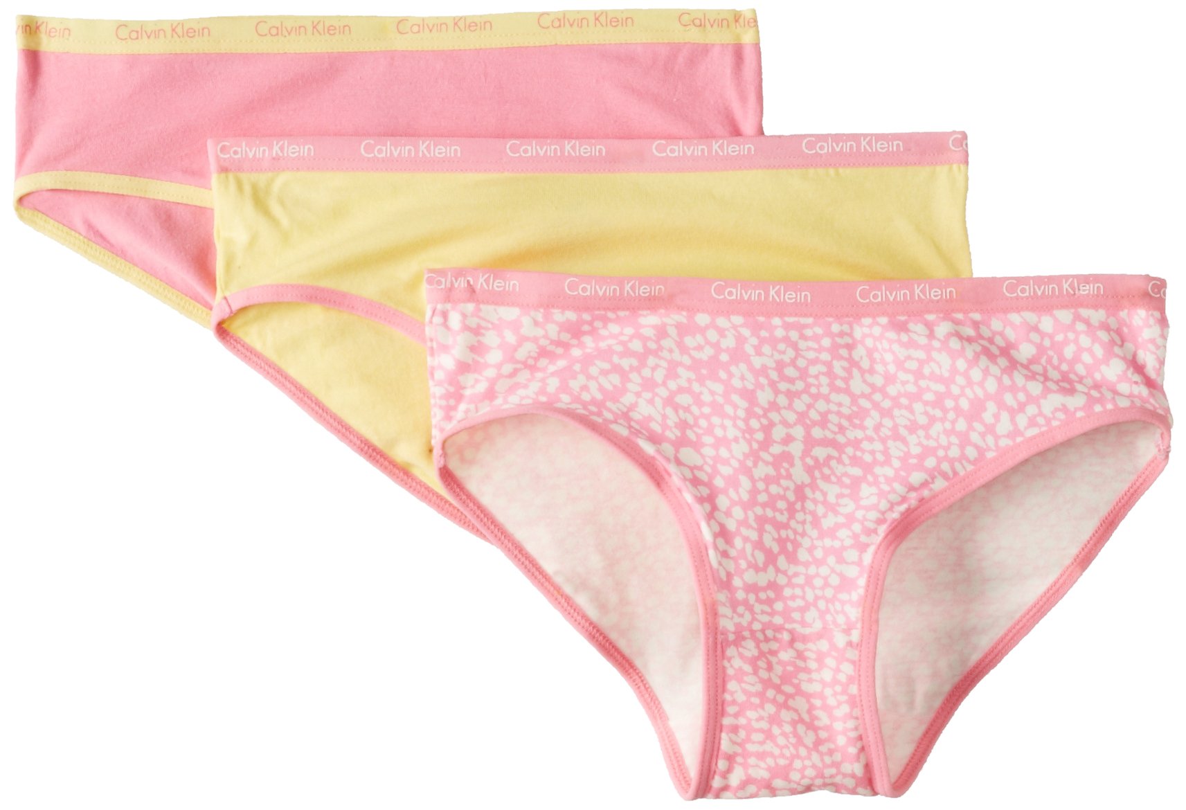 Calvin Klein Big Girls' 3 Pa Printed Bikini