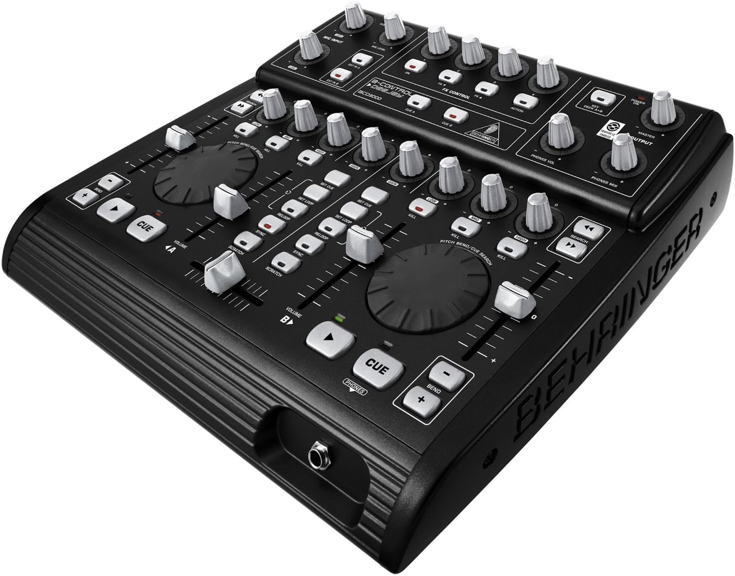 Behringer B-CONTROL DEEJAY BCD3000 Next-Generation DJ Machine. Play, Mix, Perform and Scratch Your MP3 Files like Vinyl Records