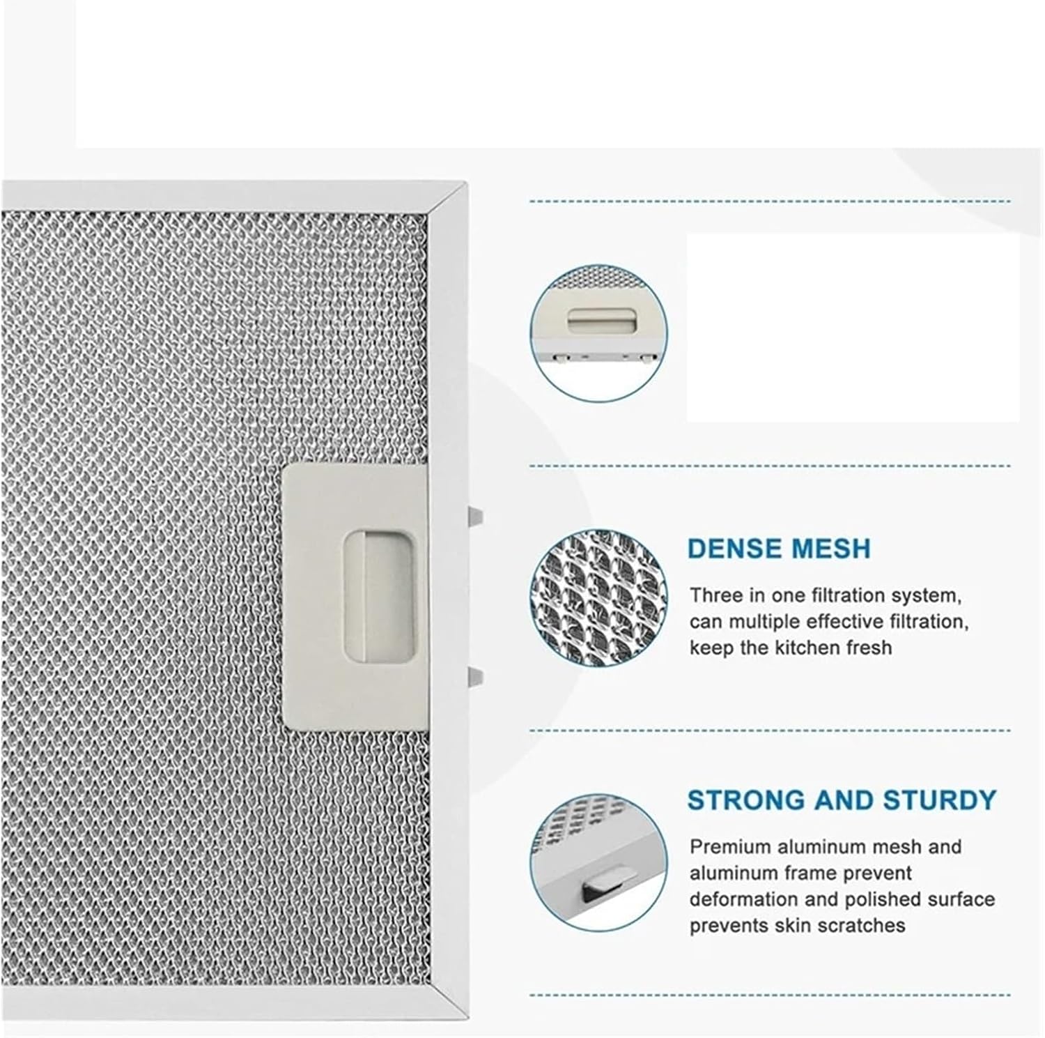 Range Hood Accessories Filter Replaces W10875058 And W11245983,