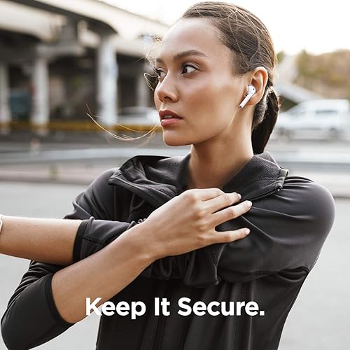 Miniatura 2 de elago Funda para auriculares diseñada para Apple AirPods 2 y 1 o EarPods, puntas de silicona para los oídos, agarre para los oídos, mejora de la