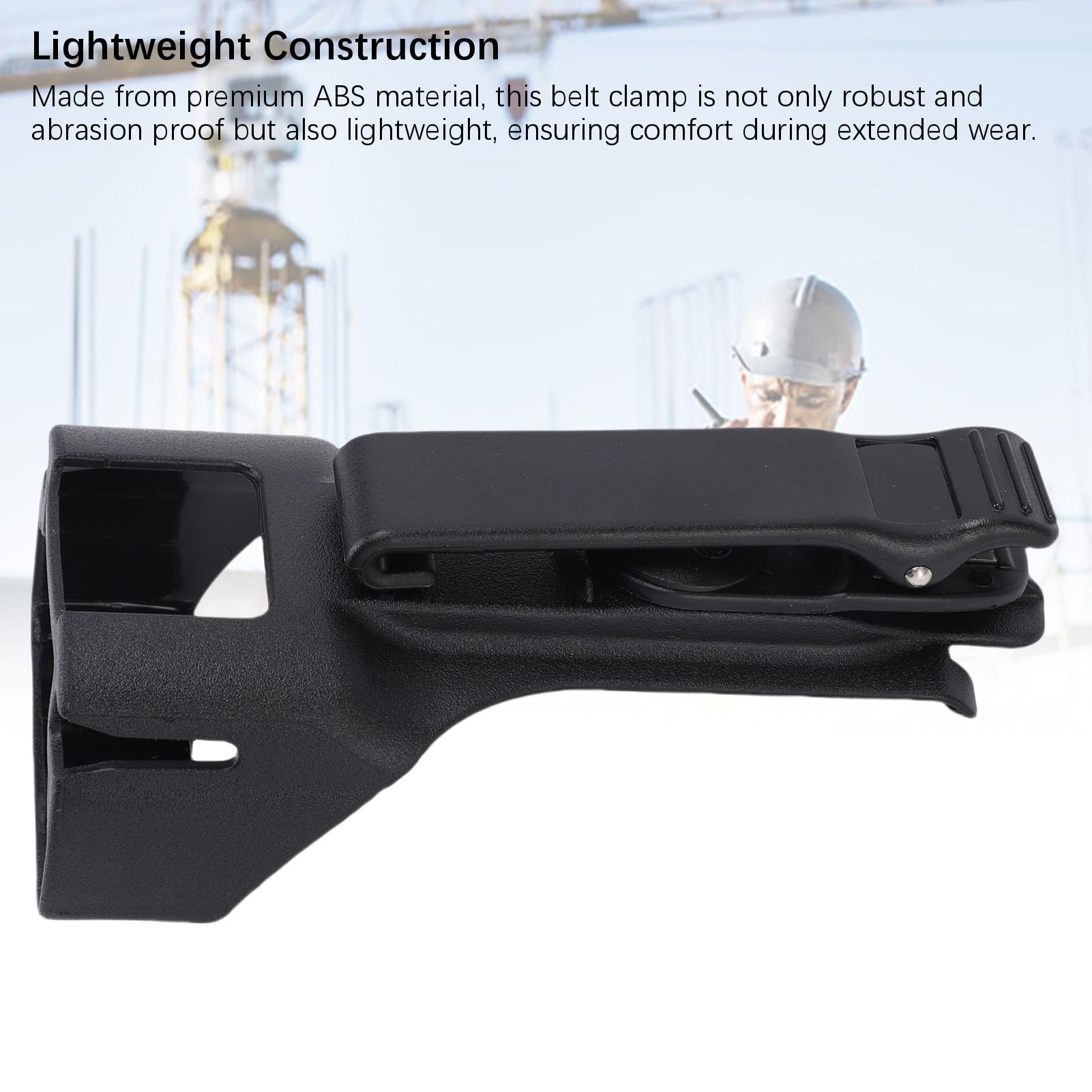 VBESTLIFE Clip de Fixation de Ceinture à Pince Arrière, pour Radios 2 Voies RMM2050 RMU2040 RMU2043 RMU2080 RMU2080D RMV2080, pour Le Personnel de sécurité des Pompiers