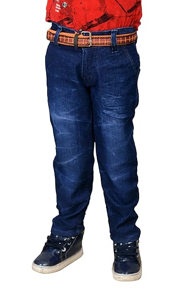 GFD Boys Denim Wrinkle Jeans