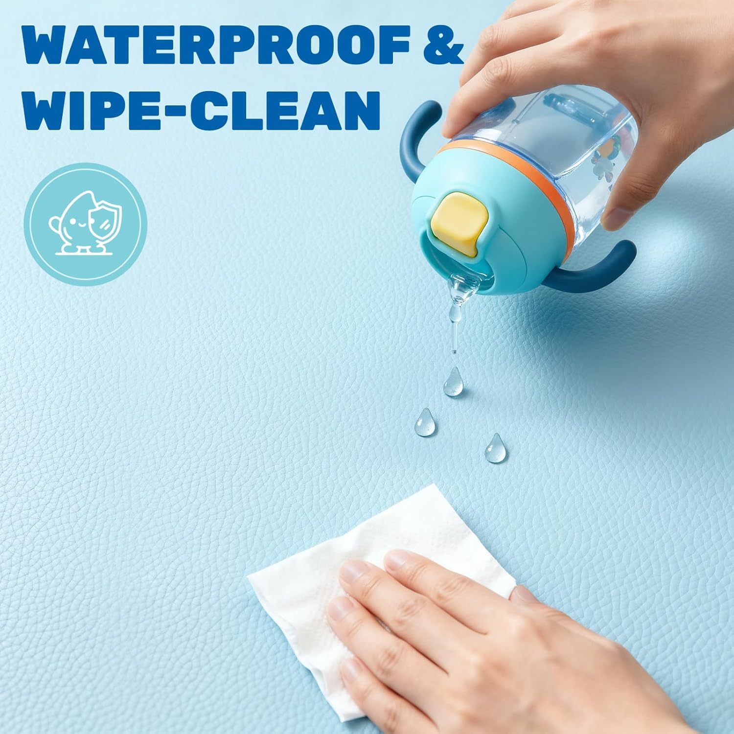 Foam Building Blocks for Toddlers: Soft PU Leather Stacking Blocks - Mega Climbing Foam Blocks Playset for Preschool Learning - Kids Soft Play Set for Birthday Gift