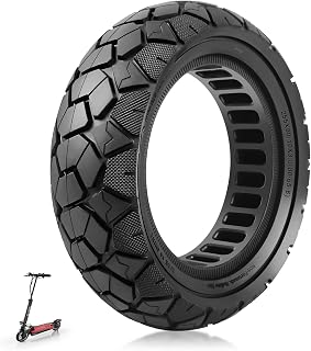 10x3 Vollreifen 80/65-6 Solide Reifen für Kugoo M4/M4 Pro/Kukirin G2 Max, Joyor Y8-S, Nanrobot D6+, Kaabo Mantis Elektroroller 10 Zoll 255x80 Reifen Hochelastischer Ersatzreifen (1 Stück)