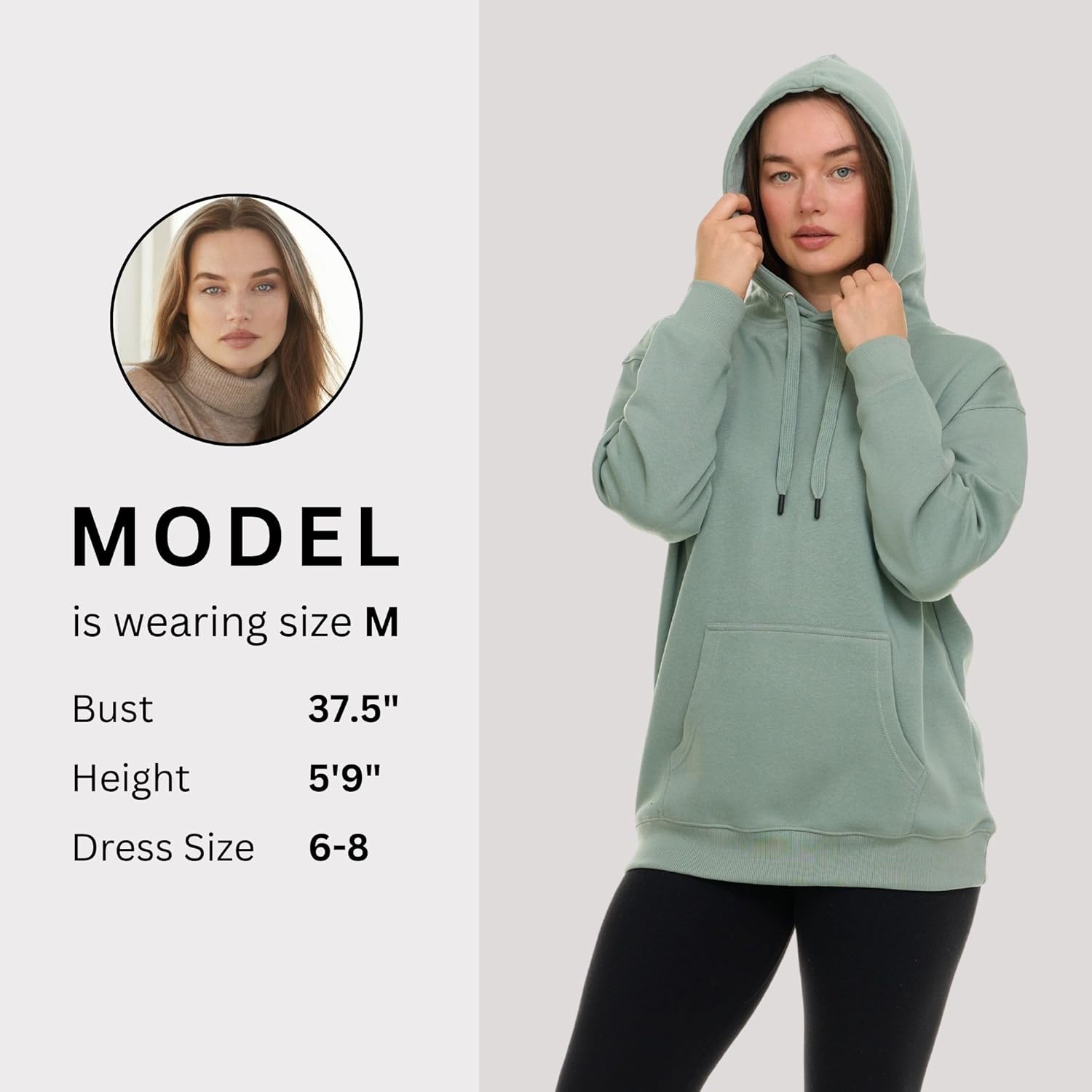 Hoodies for Women, Fleece Pullover Sweatshirt for Women, Oversized Sweatshirt - Image 3