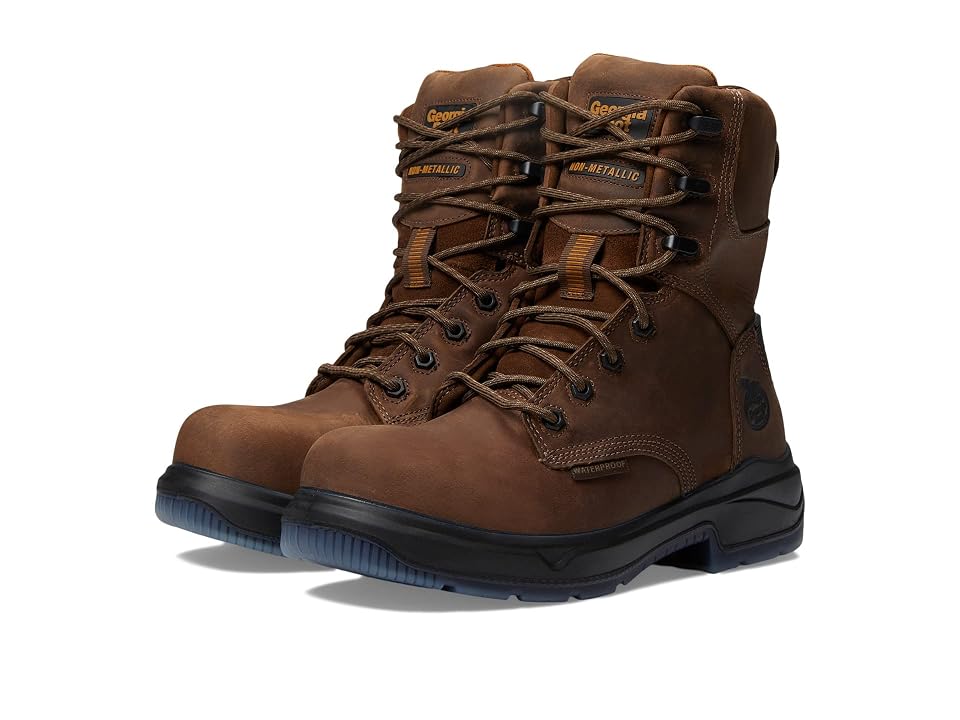 Scarponcini Da Lavoro Uomo Georgia Boot FLXpoint 6" Con Puntale In Acciaio - Pelle Marrone - 6