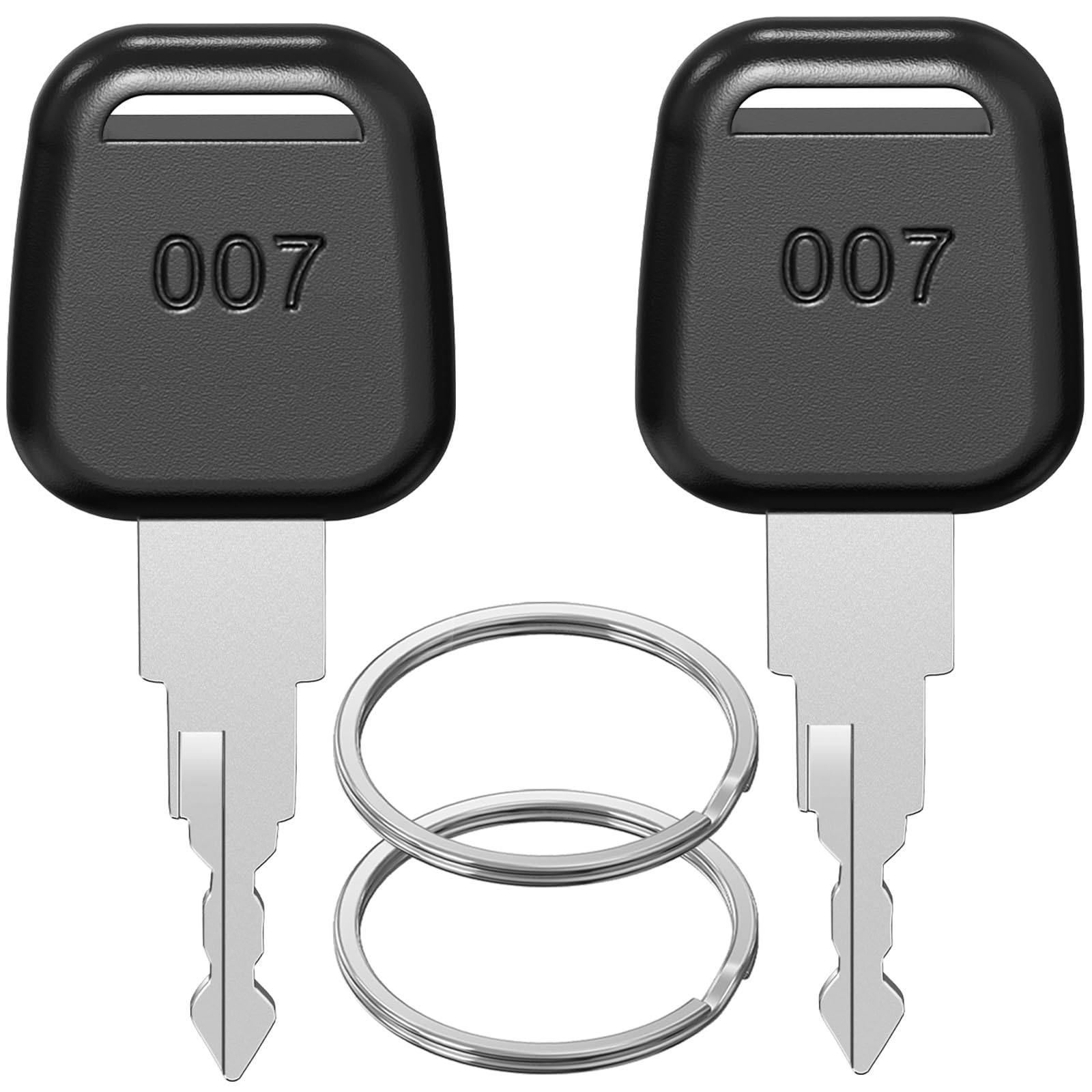 Master Keys Compatible with TSA 007 2Pack, Ancable TSA OO7 Luggage Keys Compatible with Luggage Suitcase Password Locks Black