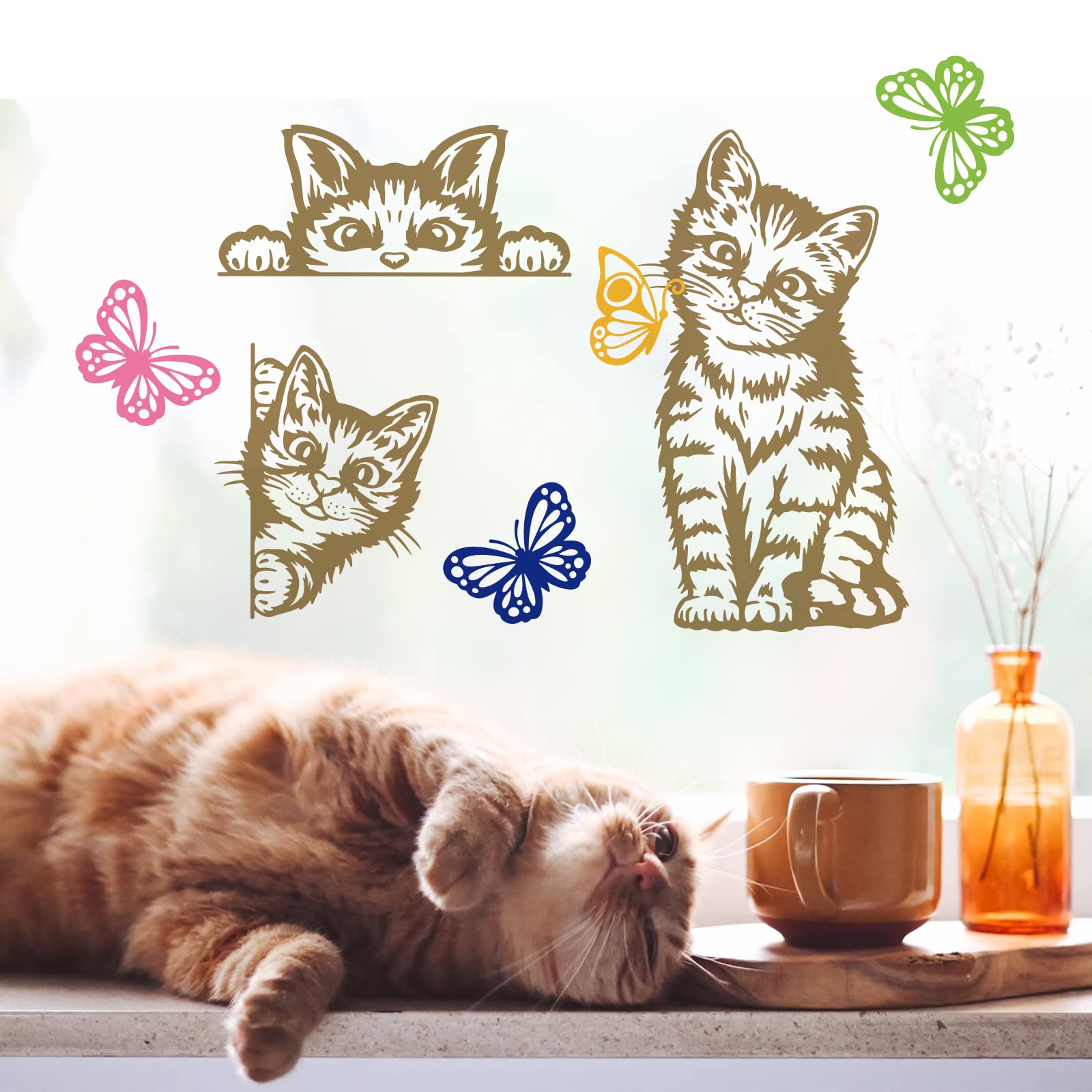 OLYCRAFT Zeefdruk Stencil Set – 2 Stuks, 22x28 Cm, Insectenmotief (libel, Vlinder, Mot, Bij), Zelfklevend En Herbruikbaar