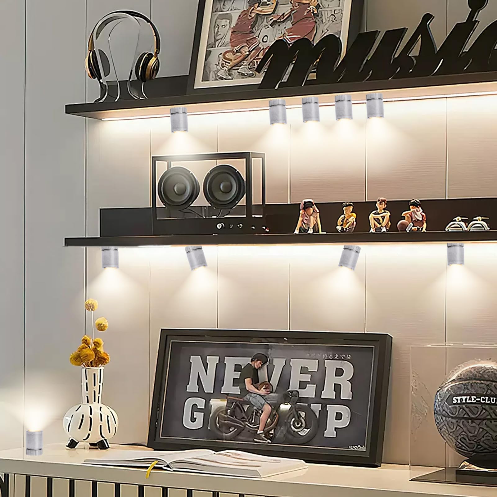 NHQZ Mini LED Lichter Für Puppenhäuser - 120 Stück Bastel Lichter In 4 Farben Für Deko & Modellbau