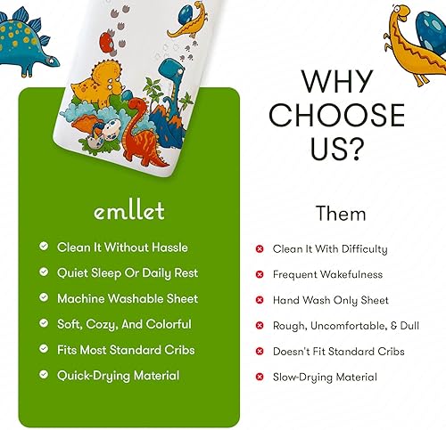 Miniatura 5 de EMLLET - Sábana para cuna, tela de algodón transpirable y segura con certificación Oeko-TEX, ideal para fondos de fotos, se adapta a todos los