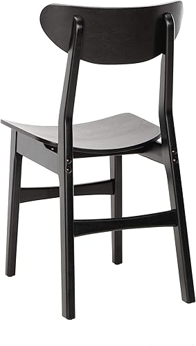 Miniatura 9 de Safavieh Home Lucca - Silla de comedor retro negra, madera, juego de 2