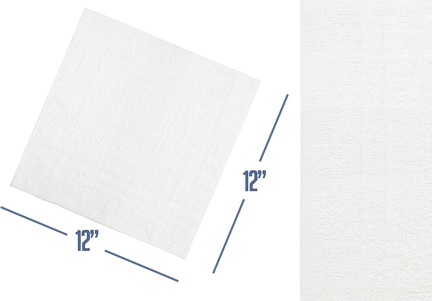 Paquete de 50 paños 100 % algodón, paños suaves para la cara, paquete a granel, paños para el cuerpo, altamente absorbentes, toalla para los dedos, paño para baño, 12 x 12 pulgadas