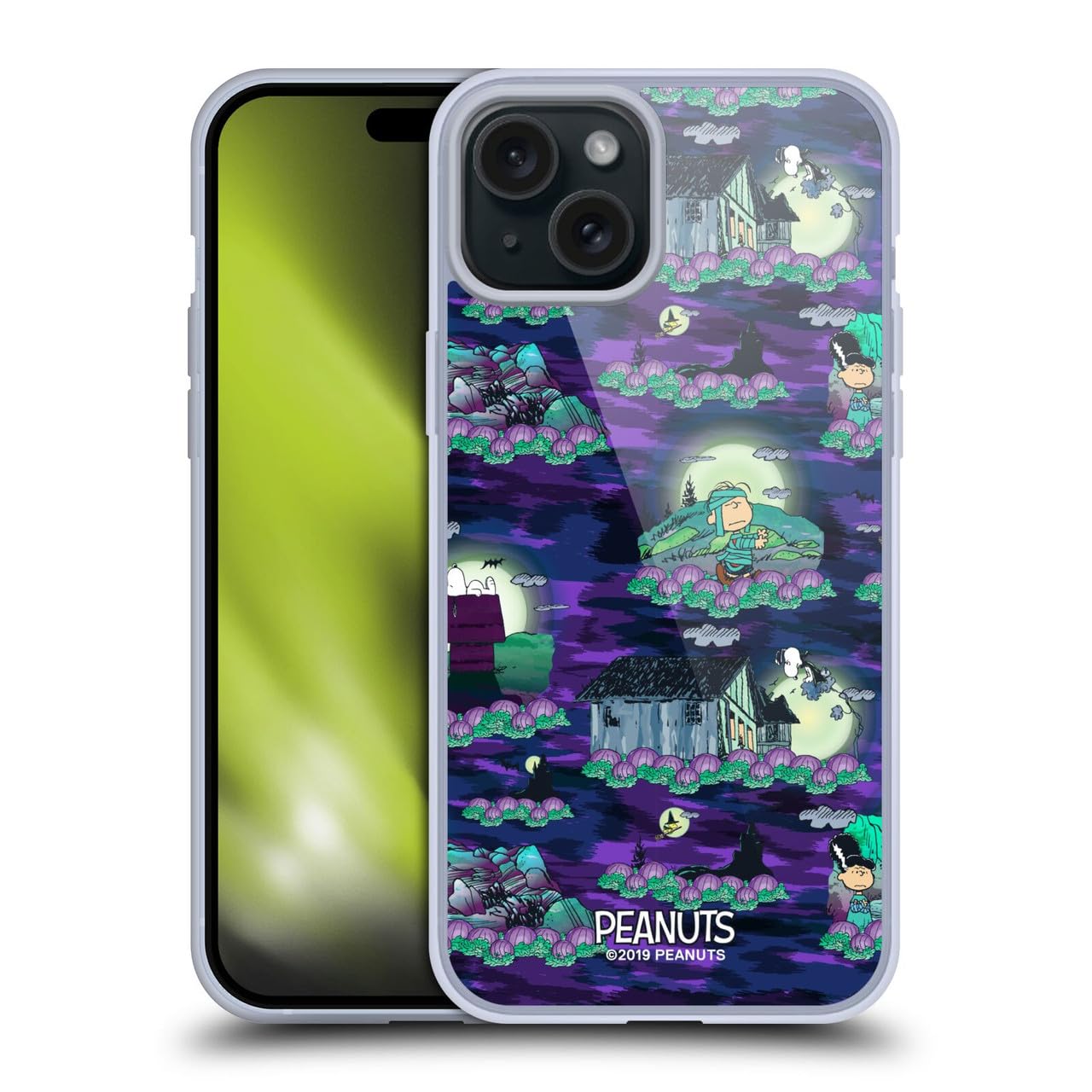 Funda Peanuts Snoopy para iPhone 15 Plus carcasa gel suave protectora de silicona flexible 7