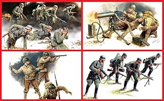 Masterbox Bundle LOT of U.S. Infantry/German PANZERGRENADIER Series 4 Plastic Kits 1/35