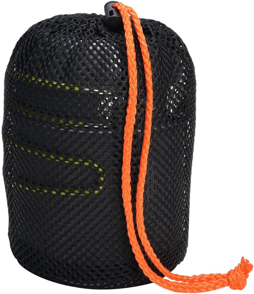 Outdoor Camping Cookware Set Lightweight Aluminum Alloy Pots and Cutlery Portable Cooking Utensils for Hiking and Picnics Green Handle