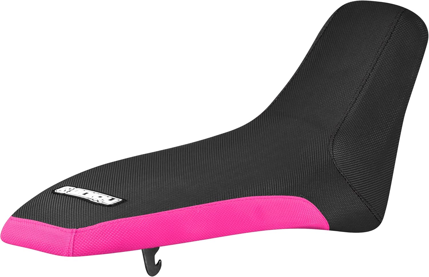 Enjoy Mfg Seat Cover - Compatible with Polaris 2003-2007 Predator 90#228 B (Pink Sides/Black TOP)