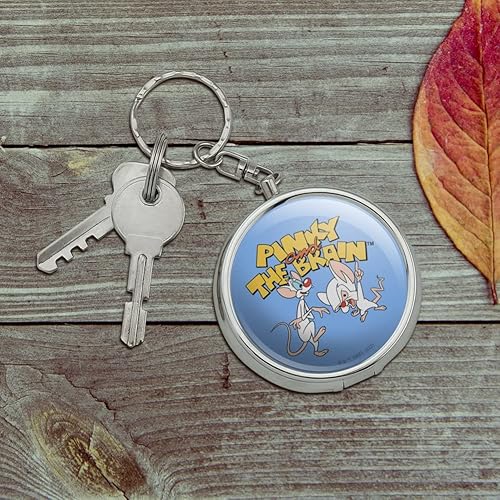 Miniatura 3 de Pinky & the Brain - Llavero portátil con logotipo de viaje, tamaño de viaje, con soporte para cigarrillos