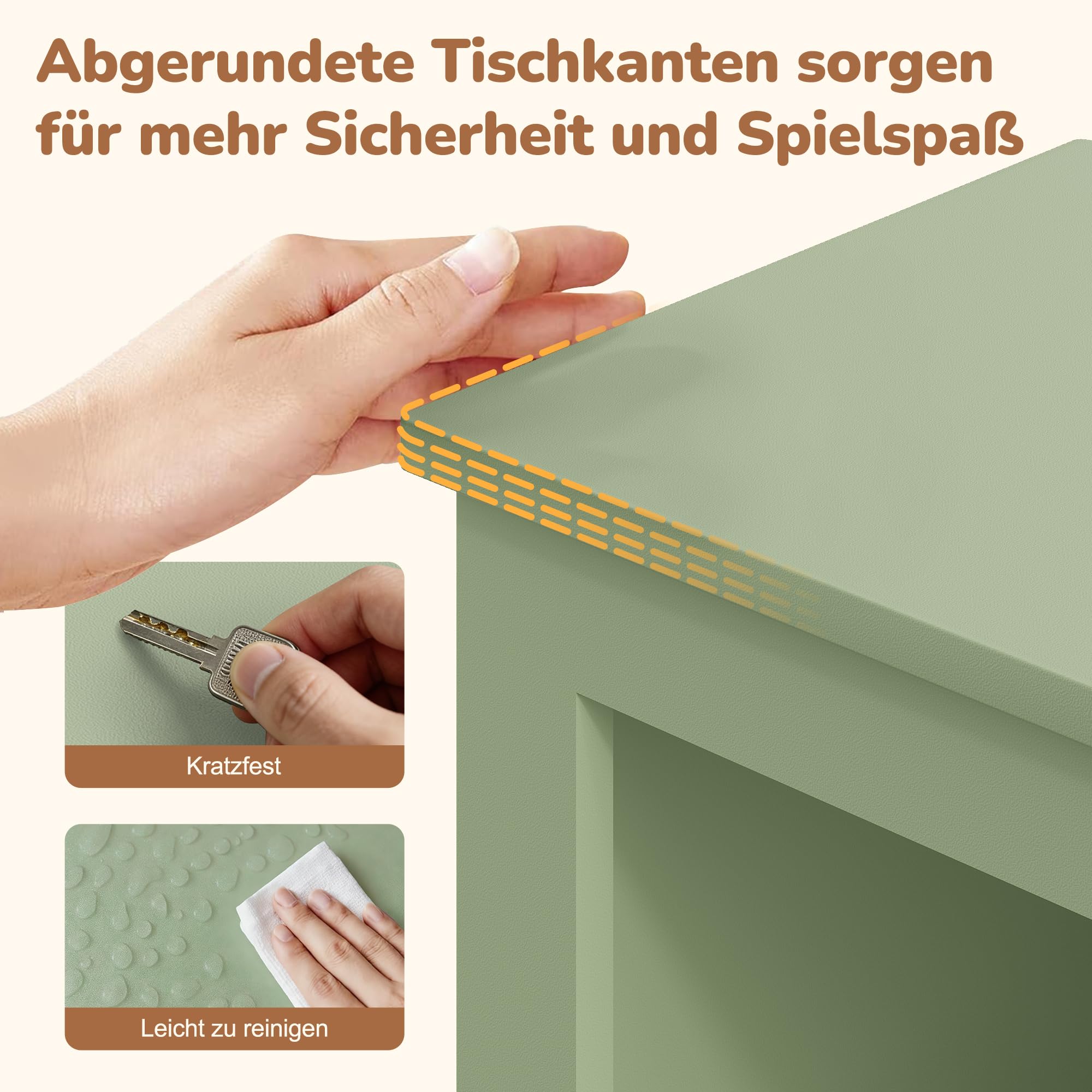 YOUDENOVA Estantería para niños, muebles para habitación infantil con 3 cajas, almacenamiento de juguetes con ruedas, 102,2 x 33 x 61,5 cm, almacenamiento para habitación infantil para libros de