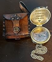 Vista 5 de Brújula de bolsillo para senderismo, instrumento de supervivencia antiguo “Para que siempre puedas encontrar el camino de regreso a casa” Grabada