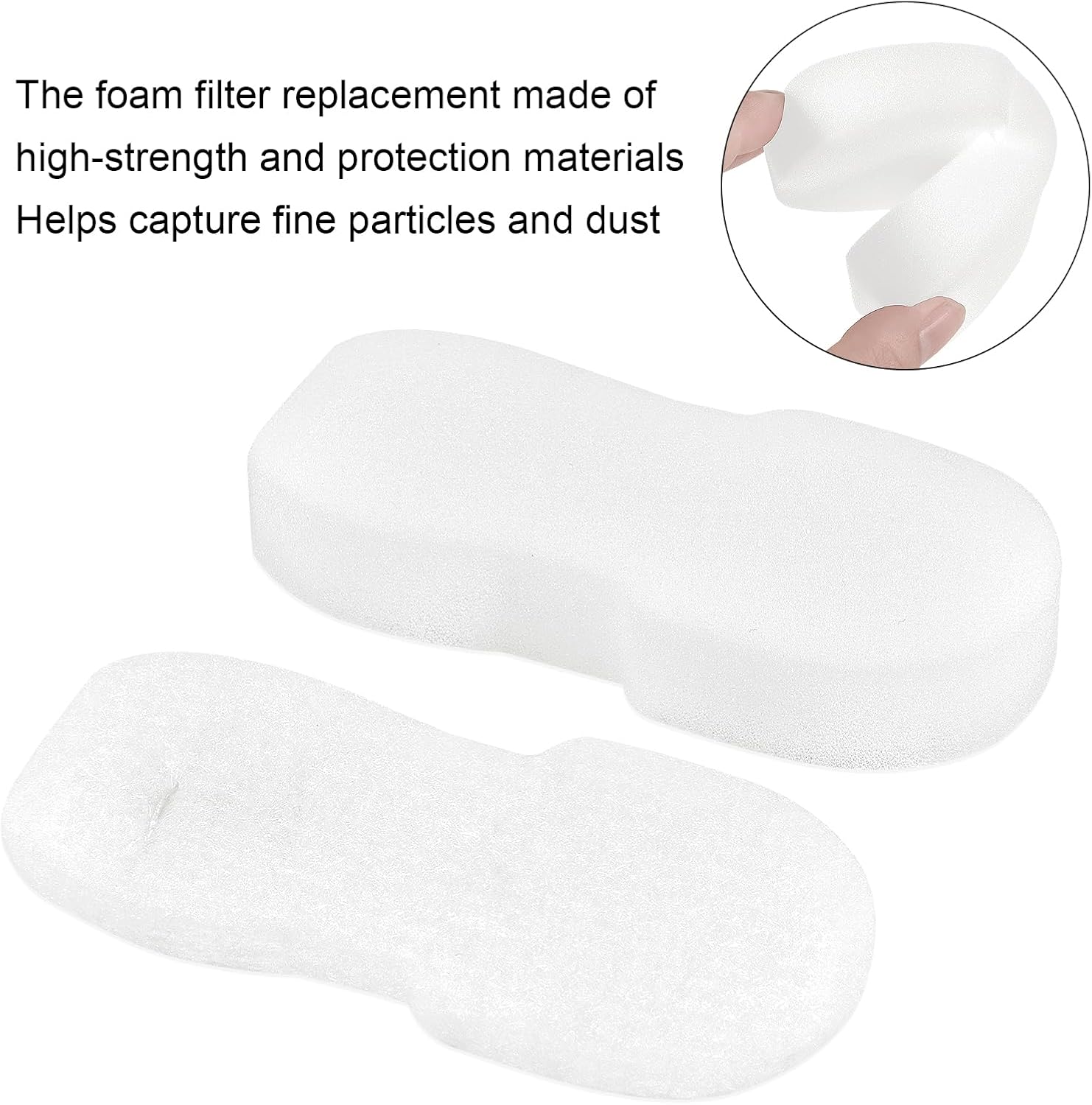 2 HEPA Filter and 4 Foam & Felt Filter Kit Replacement Vacuum Filters Compatible with Shark HZ3002 HZ3000 Stratos Ultralight Corded Stick Vacuum, Part XFFKHZ3000 XHFHZ3000