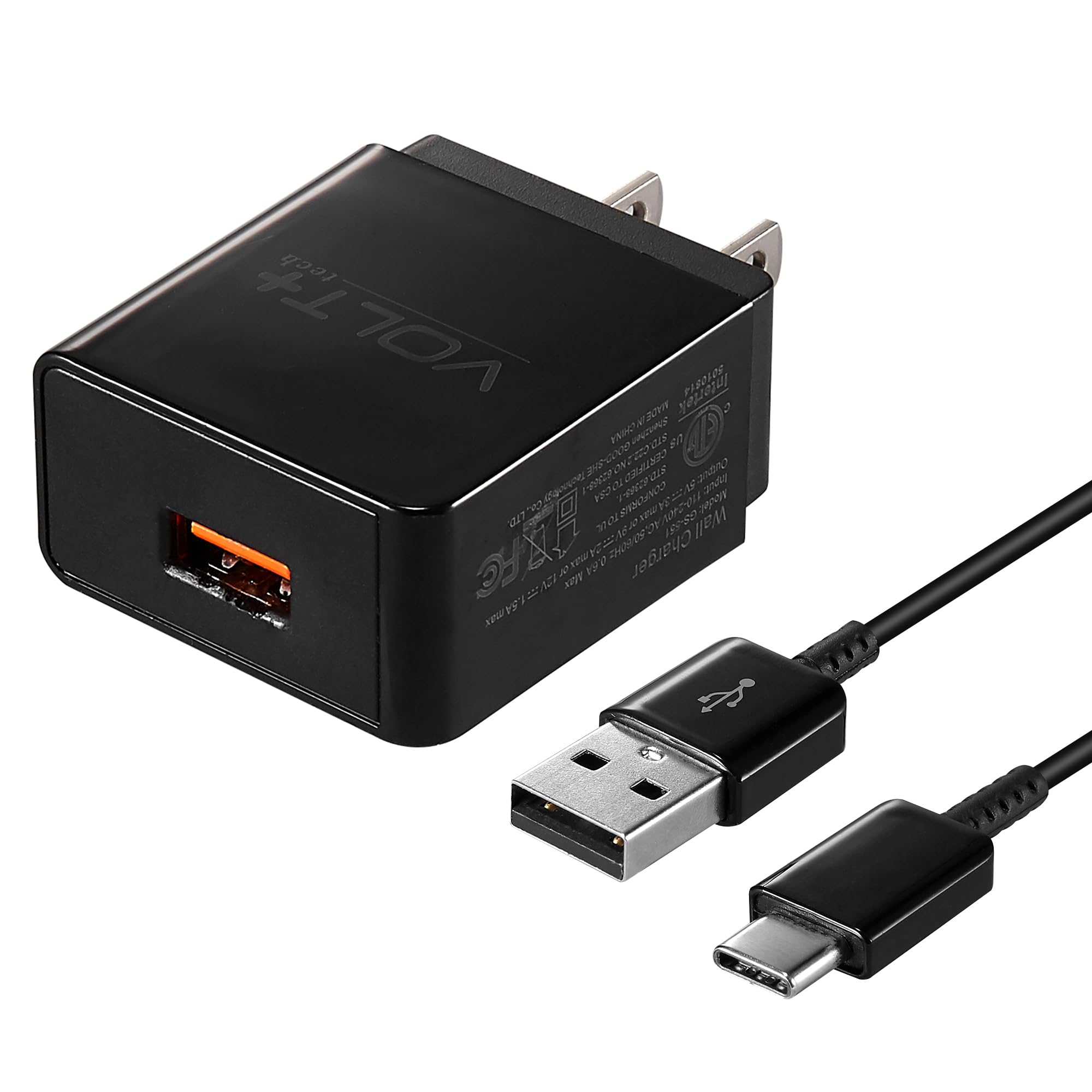 Quick Charge 3.0 USB Wall Kit Compatible with LG XBOOM Go Includes Hi-Power Adaptive USB Type-C 5ft Cable! (18Watts)