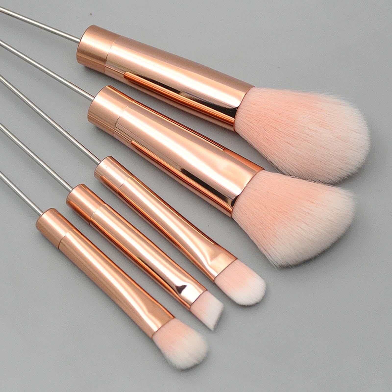 10 Set 5 Stück Perlen Lidschattenpinsel Augenbrauen Make-up Pinsel Kit für Frauen Erwachsene Schwester