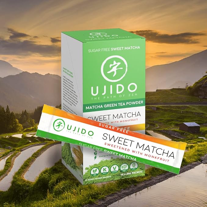 Té Matcha en Polvo Endulzado Endulzado con Fruta del Monje 200g miniatura 3
