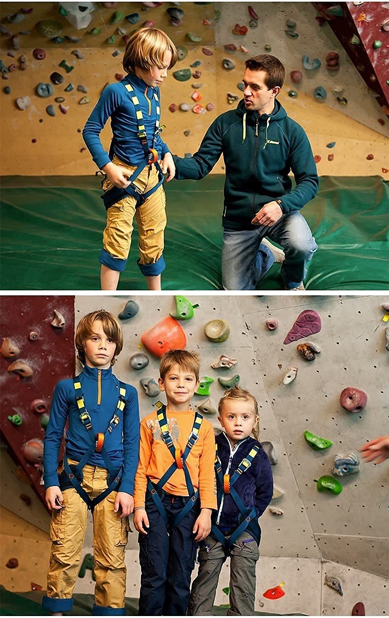 Dziecięcy pas bezpieczeństwa Pełna uprząż dla dzieci Dziecięca uprząż wspinaczkowa do wspinaczki skałkowej Zipline Alpinizm Dzieci? Ochrona bezpieczeństwa little surprise