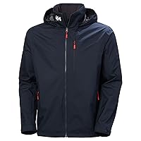 Helly Hansen Men's Crew Hooded Jacket 2.0, Navy