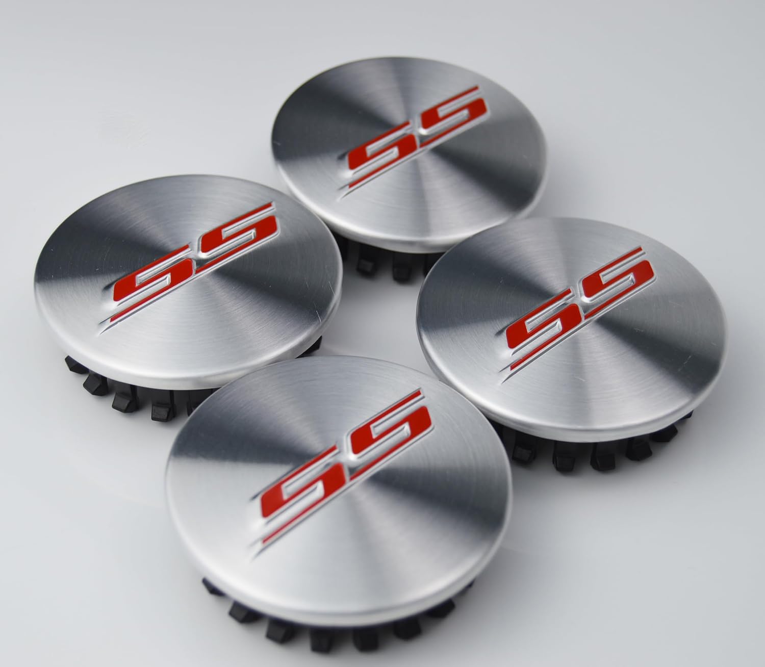 (Set of 4) 68mm=2.67 inches SS Wheel Center Cap Covers Hub Cap Emblem Badge Trim for 2016-2023 6th Generation Chevrolet Camaro