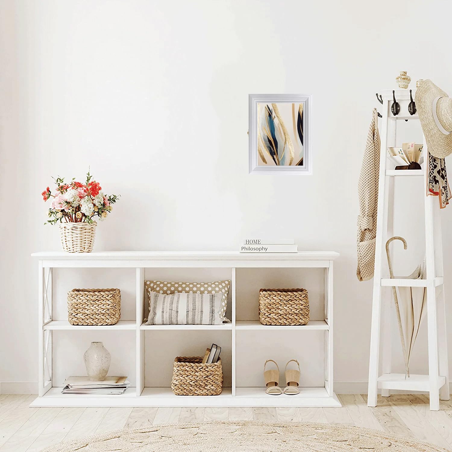 Cer-Plast Armoire à clés Murale en Bois avec Porte-clés Style Vintage