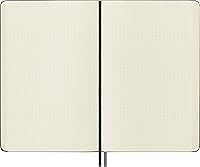 Vista 5 de Moleskine Classic Expanded Notebook, Hard Cover, Large (5" x 8.25") Dotted, Black, 400 Pages Negro