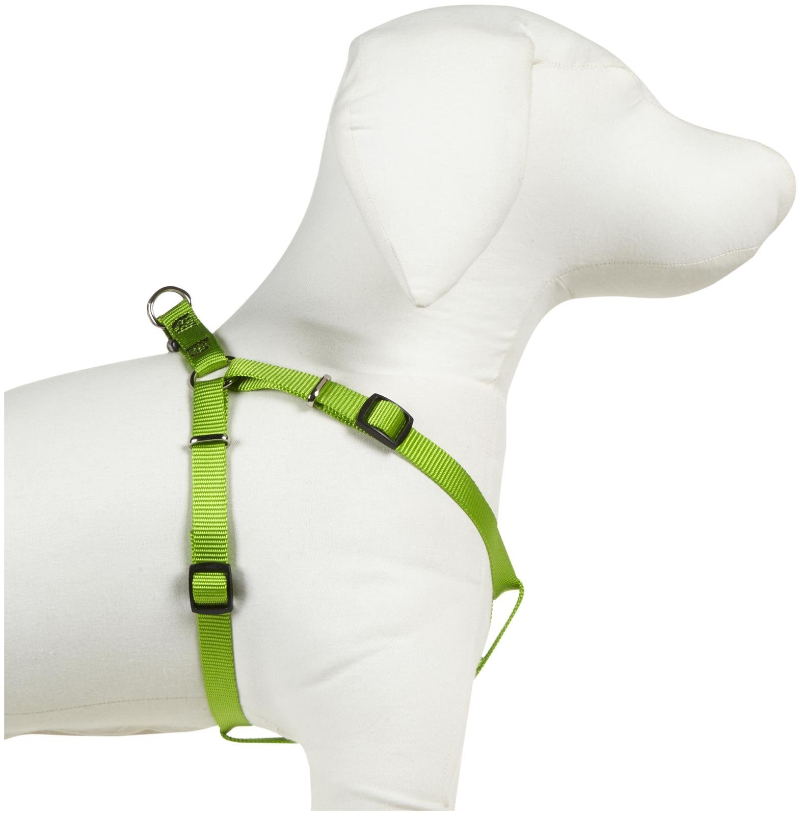 Guardian GearNylon 2-Step Dog Harness, Fits Chests 9" to 15", Electric Lime