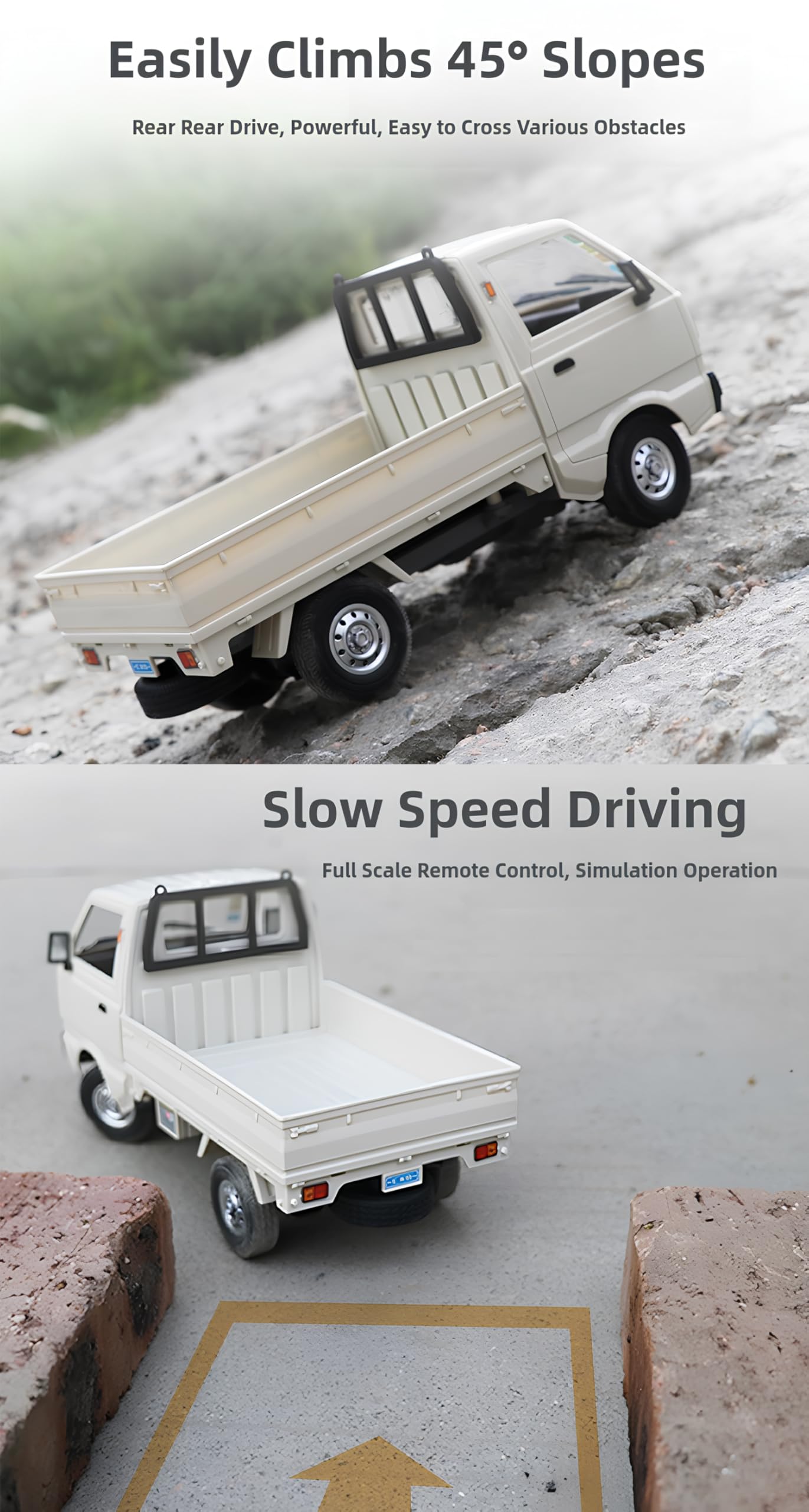Amazon.co.jp: WPL D14 1/10 RC Kei Truck、4X4 RTF スズキ オフロード