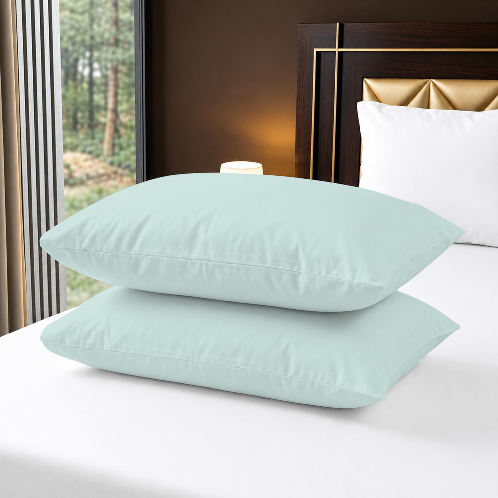 Housewife Pillowcases 2 Pack – 100% Egyptian Cotton 400TC Ultra Soft