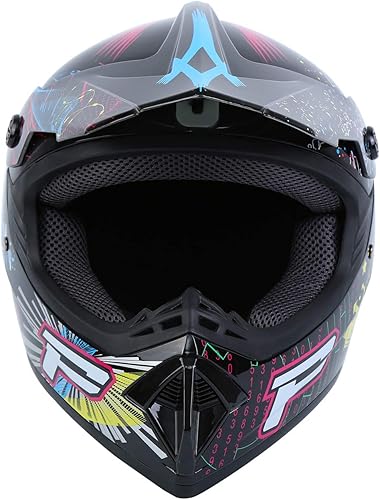 Miniatura 4 de Samger DOT - Casco todoterreno para adultos, casco de motocross, motocross, ATV, motocicleta, guantes de casco compatibles con FMVSS 218