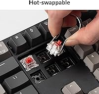 Vista 3 de Keychron C2 Pro Teclado mecánico personalizado con cable Diseño de tamaño completo QMKVIA Macro RGB programable con retroiluminación intercambiable