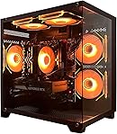 Gaming PC Desktop Computer,Core i5 14400F Gaming Computer RTX 5060 GDDR7,32GB RAM 1...